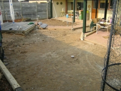 Uitgraven bestaand gazon