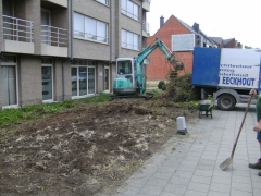 Aanleg tuinen appartementen