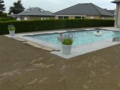 Aanleg tuin met zwembad