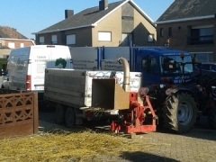 Versnipperen snoeiafval
